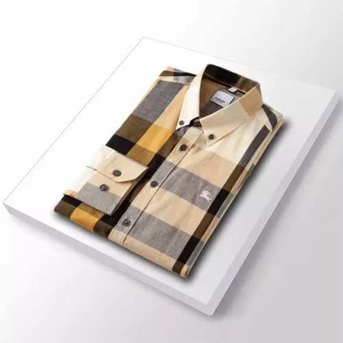 Replica Burberry Shirts Long Sleeved For Men #1286687 $42.00 USD for Wholesale