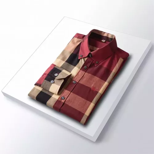 Replica Burberry Shirts Long Sleeved For Men #1286689 $42.00 USD for Wholesale