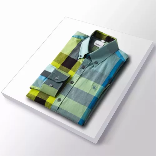 Replica Burberry Shirts Long Sleeved For Men #1286690 $42.00 USD for Wholesale