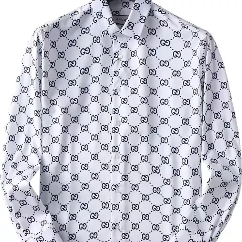 Gucci Shirts Long Sleeved For Men #1286692 $45.00 USD, Wholesale Replica Gucci Shirts