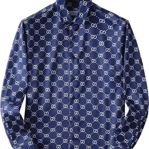 Gucci Shirts Long Sleeved For Men #1286694 $45.00 USD, Wholesale Replica Gucci Shirts