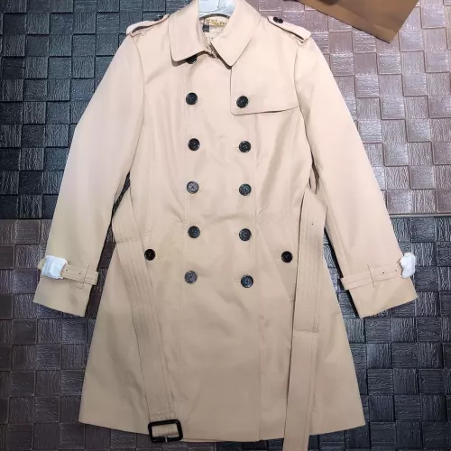 Burberry Trench Coat Long Sleeved For Women #1286732 $135.00 USD, Wholesale Replica Burberry Trench Coat