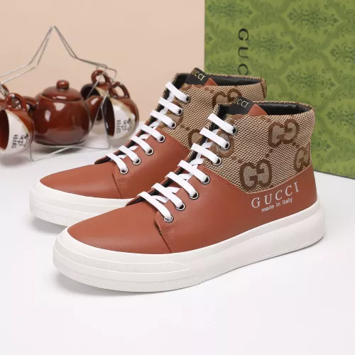 Gucci High Tops Shoes For Men #1286791 $80.00 USD, Wholesale Replica Gucci High Tops Shoes