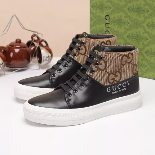 Gucci High Tops Shoes For Men #1286792 $80.00 USD, Wholesale Replica Gucci High Tops Shoes