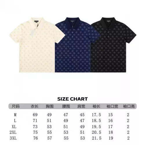 Replica Dolce & Gabbana D&G T-Shirts Short Sleeved For Men #1286918 $39.00 USD for Wholesale