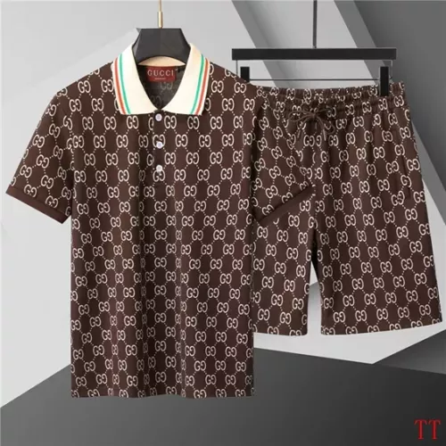 Gucci Tracksuits Short Sleeved For Men #1287107 $68.00 USD, Wholesale Replica Gucci Tracksuits