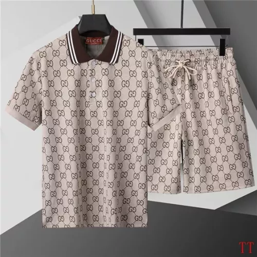 Gucci Tracksuits Short Sleeved For Men #1287127 $68.00 USD, Wholesale Replica Gucci Tracksuits