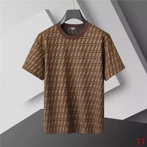 Replica Fendi Tracksuits Short Sleeved For Men #1287153 $60.00 USD for Wholesale