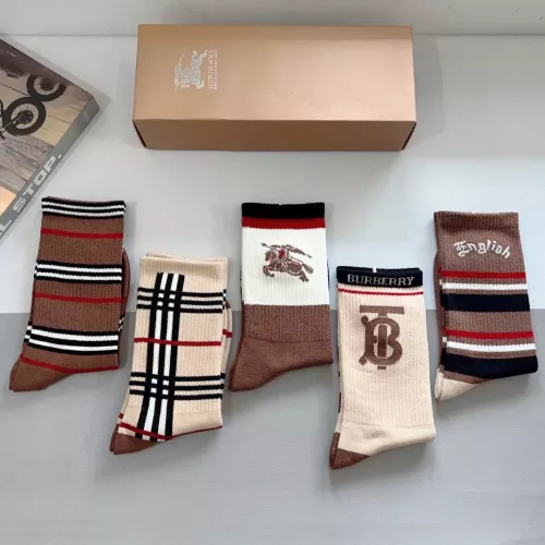 Replica Burberry Socks #1287311 $29.00 USD for Wholesale