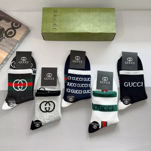 Replica Gucci Socks For Men #1287312 $29.00 USD for Wholesale