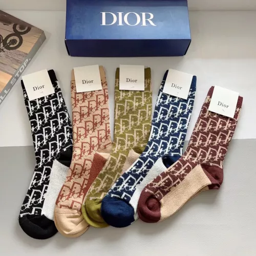 Replica Christian Dior Socks #1287314 $29.00 USD for Wholesale