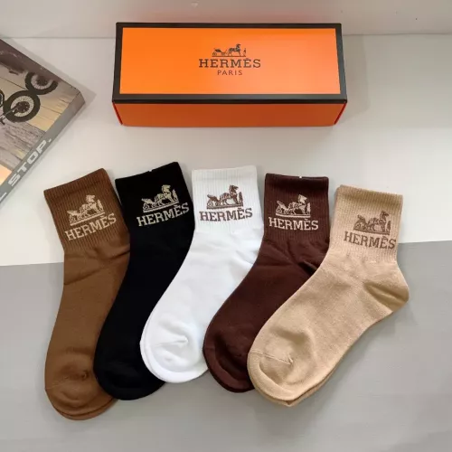 Replica Hermes Socks #1287368 $27.00 USD for Wholesale