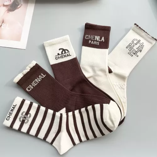 Replica Chanel Socks #1287371 $29.00 USD for Wholesale