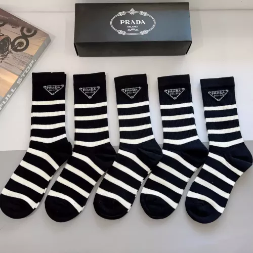 Prada Socks #1287462 $29.00 USD, Wholesale Replica Prada Socks