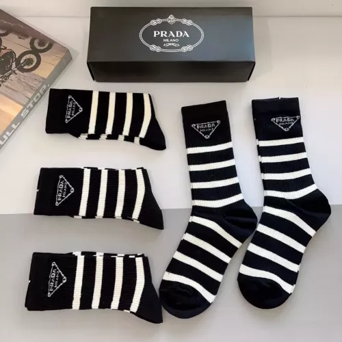 Replica Prada Socks #1287462 $29.00 USD for Wholesale