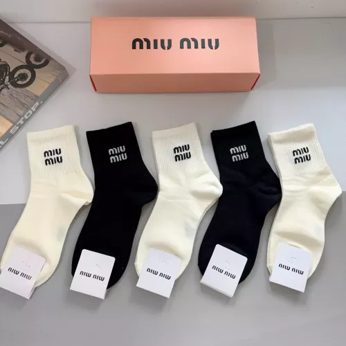 MIU MIU Socks #1287514 $27.00 USD, Wholesale Replica MIU MIU Socks