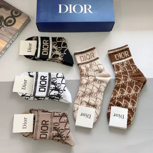 Replica Christian Dior Socks #1287517 $27.00 USD for Wholesale