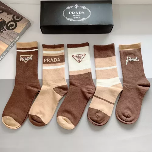 Prada Socks #1287519 $29.00 USD, Wholesale Replica Prada Socks