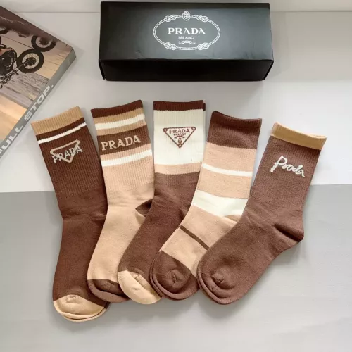 Replica Prada Socks #1287519 $29.00 USD for Wholesale