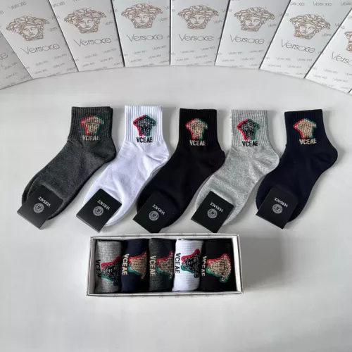 Versace Socks #1287521 $27.00 USD, Wholesale Replica Versace Socks