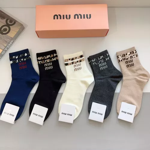 MIU MIU Socks #1287522 $27.00 USD, Wholesale Replica MIU MIU Socks