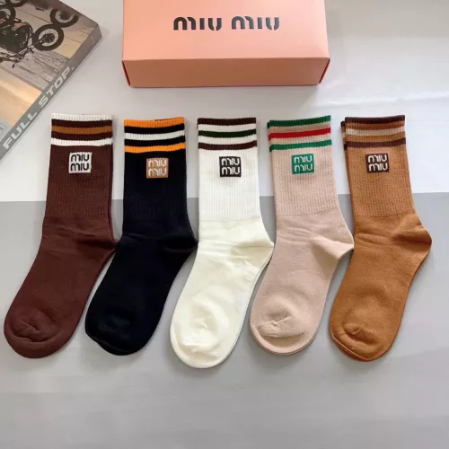 MIU MIU Socks #1287523 $29.00 USD, Wholesale Replica MIU MIU Socks