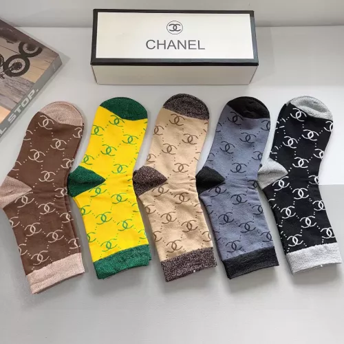 Replica Chanel Socks #1287647 $29.00 USD for Wholesale