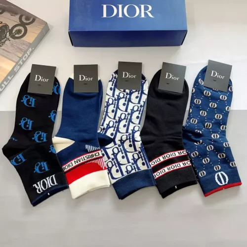 Replica Christian Dior Socks #1287649 $29.00 USD for Wholesale