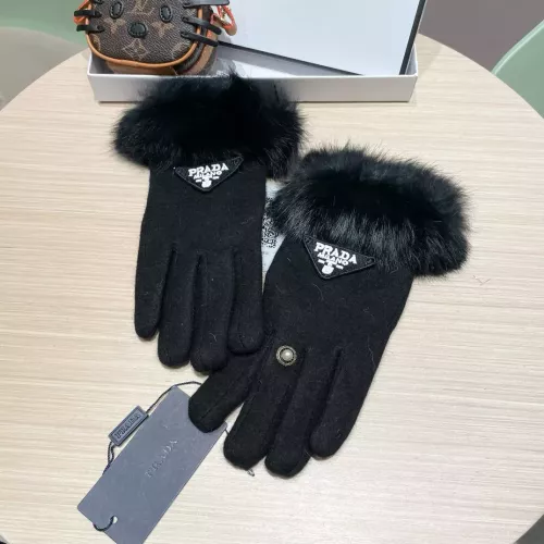 Prada Gloves For Women #1287873 $42.00 USD, Wholesale Replica Prada Gloves