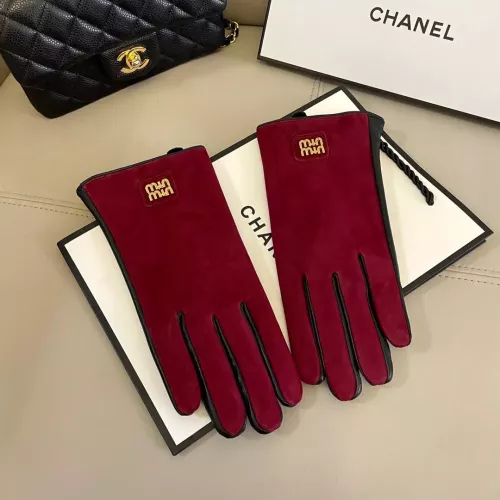 Replica MIU MIU Gloves For Women #1287909 $48.00 USD for Wholesale