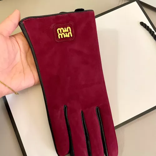 Replica MIU MIU Gloves For Women #1287909 $48.00 USD for Wholesale