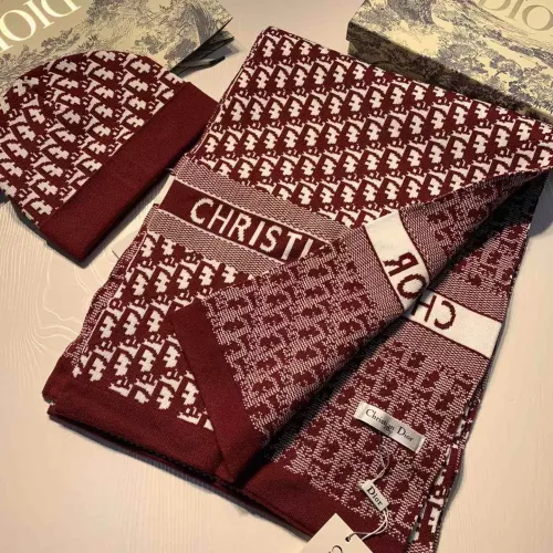 Christian Dior Hat and Scarf Set #1287935 $64.00 USD, Wholesale Replica Christian Dior Hat and Scarf and Glove Set