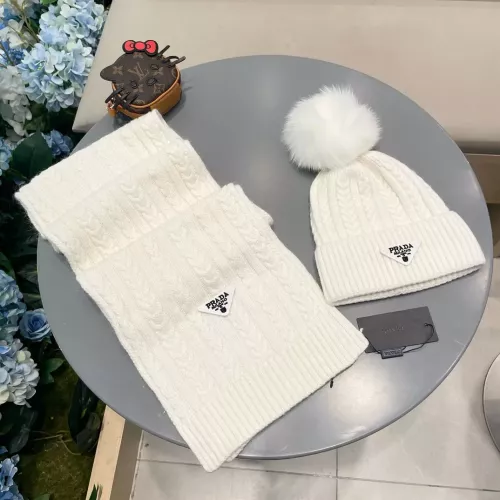 Replica Prada Hat and Scarf Set #1287991 $64.00 USD for Wholesale