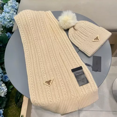 Replica Prada Hat and Scarf Set #1287992 $64.00 USD for Wholesale