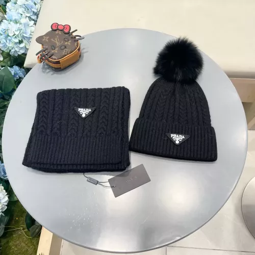 Replica Prada Hat and Scarf Set #1287993 $64.00 USD for Wholesale