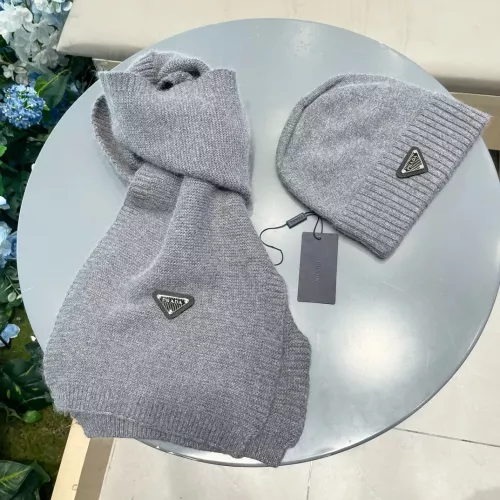 Replica Prada Hat and Scarf Set #1288003 $64.00 USD for Wholesale