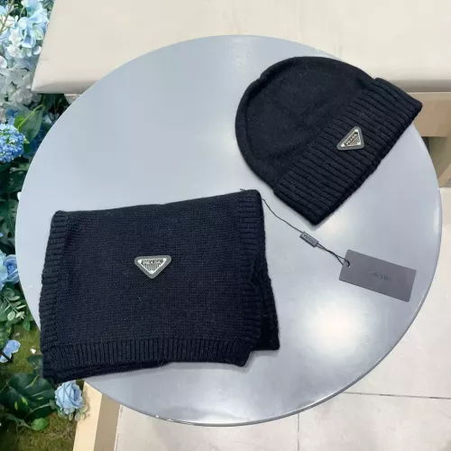 Prada Hat and Scarf Set #1288004 $64.00 USD, Wholesale Replica Prada Hat and Scarf and Glove Set