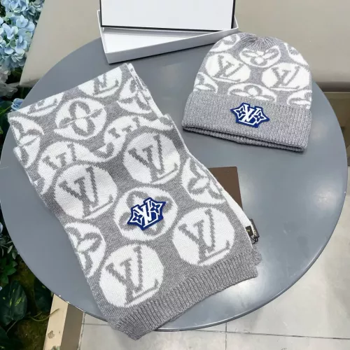 Louis Vuitton LV Hat and Scarf Set #1288033 $60.00 USD, Wholesale Replica Louis Vuitton LV Hat and Scarf and Glove Set