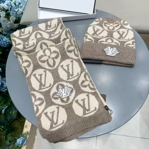 Louis Vuitton LV Hat and Scarf Set #1288034 $60.00 USD, Wholesale Replica Louis Vuitton LV Hat and Scarf and Glove Set