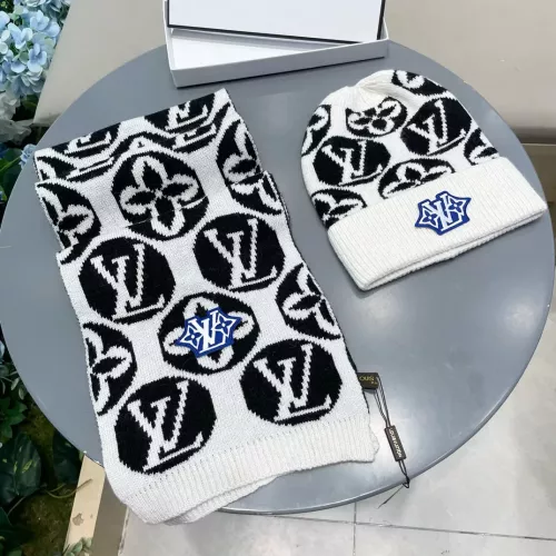 Louis Vuitton LV Hat and Scarf Set #1288035 $60.00 USD, Wholesale Replica Louis Vuitton LV Hat and Scarf and Glove Set