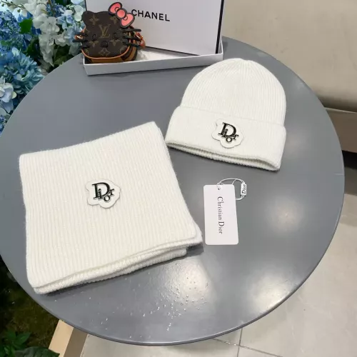 Christian Dior Hat and Scarf Set #1288037 $56.00 USD, Wholesale Replica Christian Dior Hat and Scarf and Glove Set