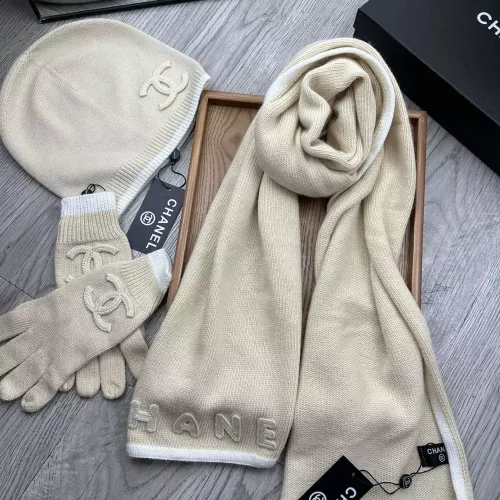 Replica Chanel Hat and Scarf and Glove Set #1288060 $72.00 USD for Wholesale