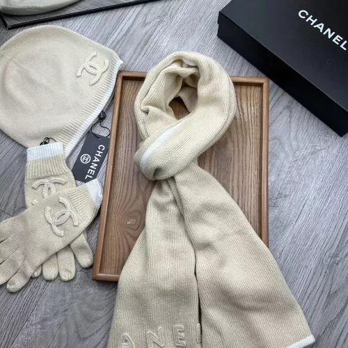 Replica Chanel Hat and Scarf and Glove Set #1288060 $72.00 USD for Wholesale