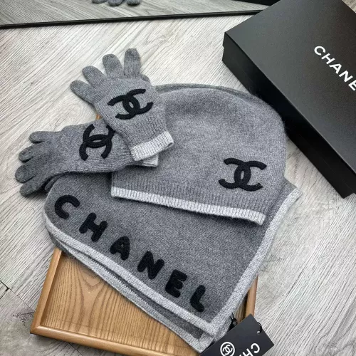 Chanel Hat and Scarf and Glove Set #1288061 $72.00 USD, Wholesale Replica Chanel Hat and Scarf and Glove Set