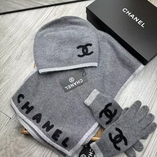 Replica Chanel Hat and Scarf and Glove Set #1288061 $72.00 USD for Wholesale