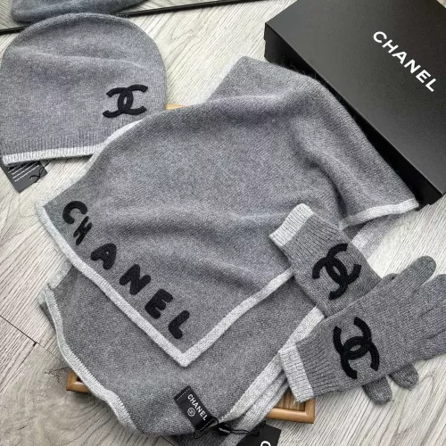 Replica Chanel Hat and Scarf and Glove Set #1288061 $72.00 USD for Wholesale