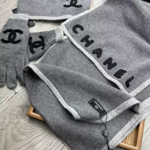 Replica Chanel Hat and Scarf and Glove Set #1288061 $72.00 USD for Wholesale