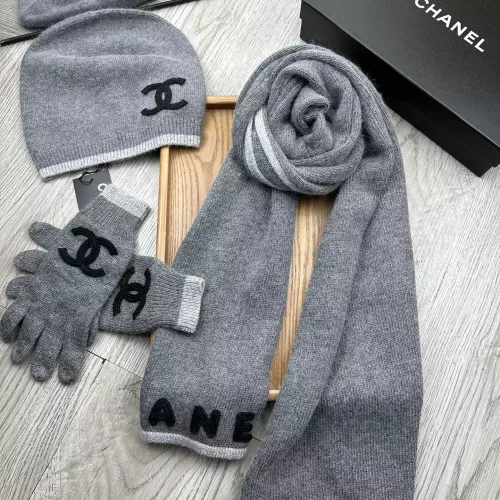 Replica Chanel Hat and Scarf and Glove Set #1288061 $72.00 USD for Wholesale