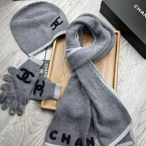 Replica Chanel Hat and Scarf and Glove Set #1288061 $72.00 USD for Wholesale