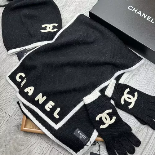 Replica Chanel Hat and Scarf and Glove Set #1288062 $72.00 USD for Wholesale